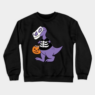 Trick-or-Treat Rex (T-Rex) Tyrannosaurus rex Crewneck Sweatshirt